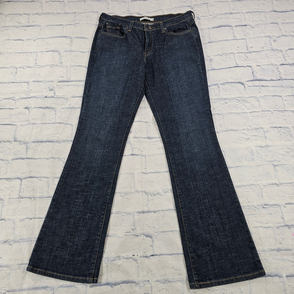 Levi's 515 Bootcut Jeans Womens 10 L Dark Indigo Blue Stretch Denim Mid Rise Y2K